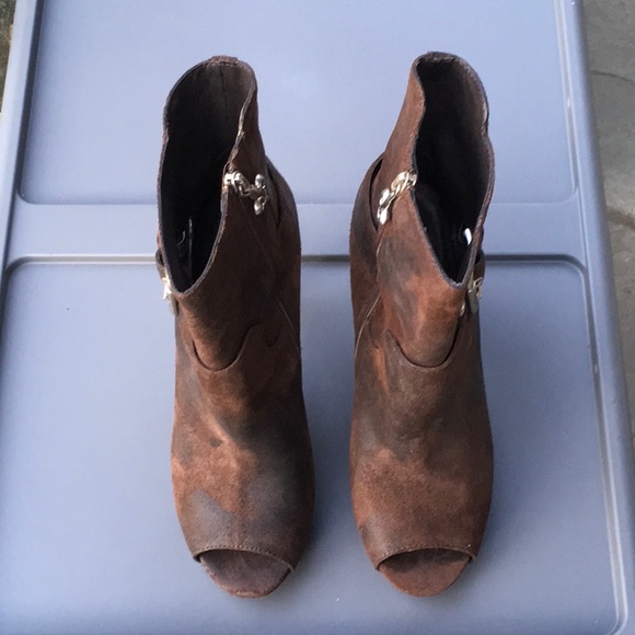 Donald J Pliner Zerli Vintage Brown Booties - Picture 5 of 11